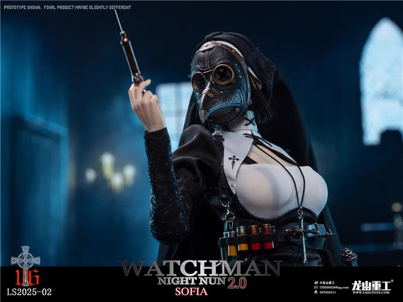 Long Shan Heavy - 1:6 Watchman Night Nun 2.0 Sofia Seamless Figure - inshobby.com