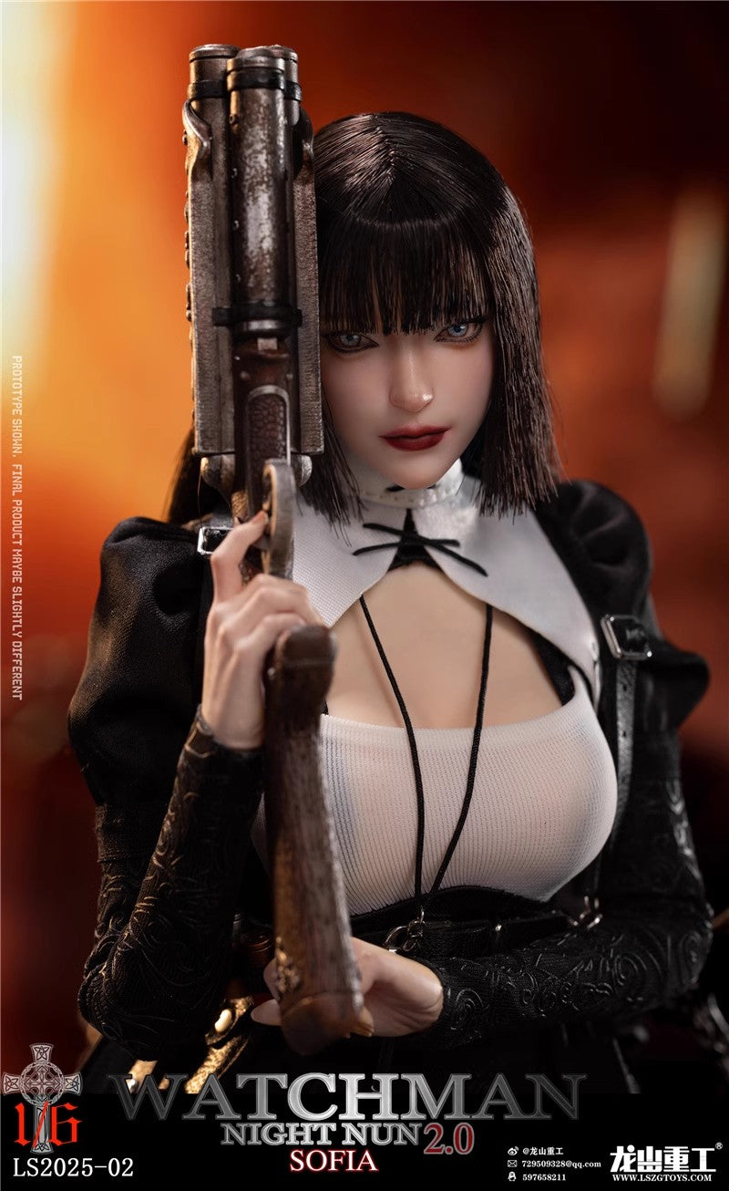Long Shan Heavy - 1:6 Watchman Night Nun 2.0 Sofia Seamless Figure - inshobby.com