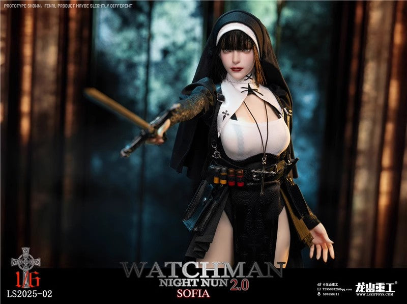 Long Shan Heavy - 1:6 Watchman Night Nun 2.0 Sofia Seamless Figure - inshobby.com
