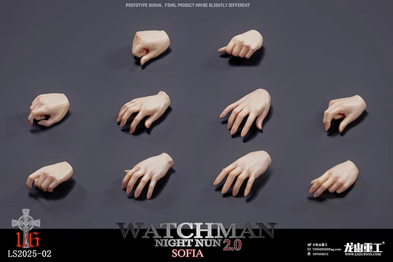 Long Shan Heavy - 1:6 Watchman Night Nun 2.0 Sofia Seamless Figure - inshobby.com