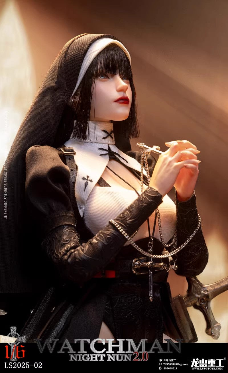 Long Shan Heavy - 1:6 Watchman Night Nun 2.0 Sofia Seamless Figure - inshobby.com