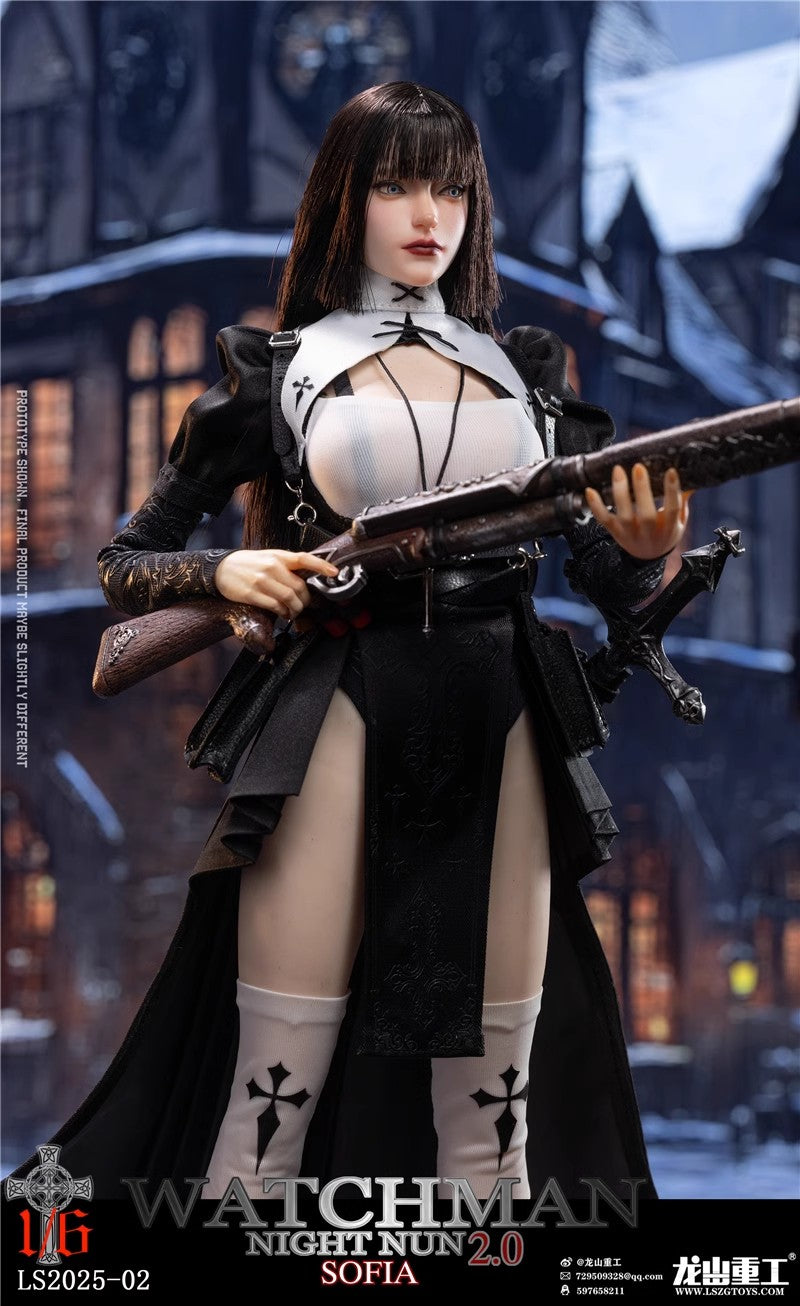 Long Shan Heavy - 1:6 Watchman Night Nun 2.0 Sofia Seamless Figure - inshobby.com