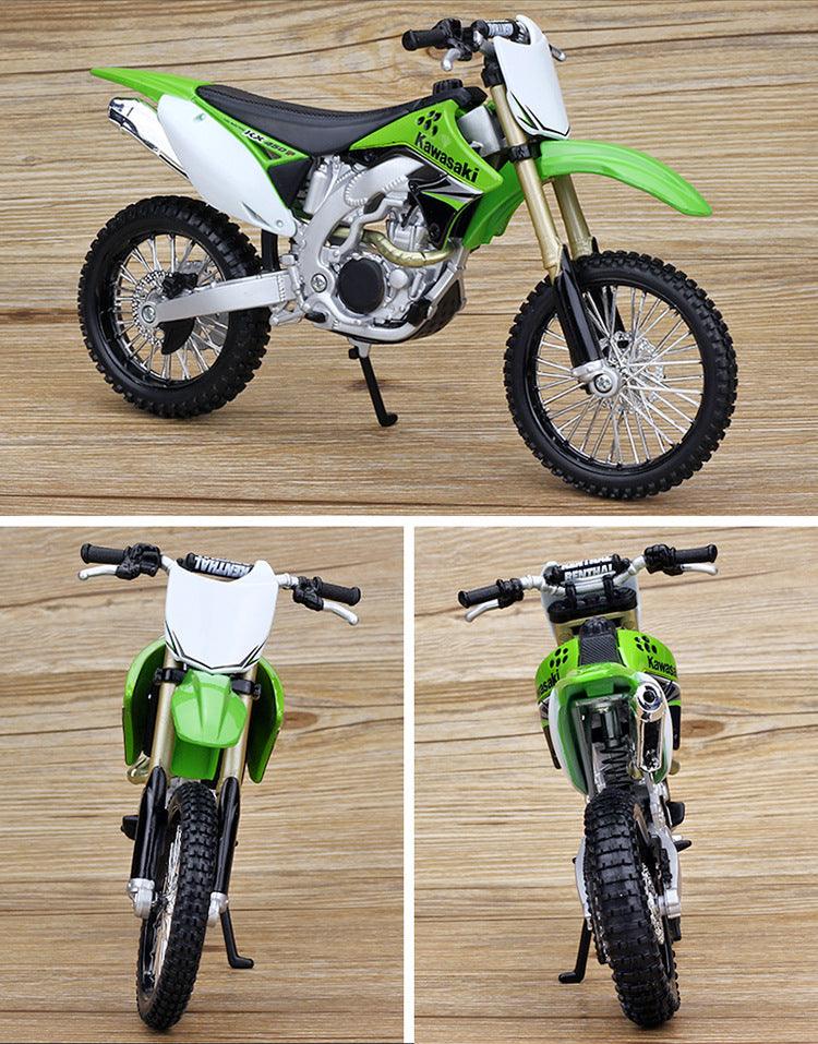 Maisto - 1:12 Kawasaki KX450F Motorcycle Alloy Car - inshobby.com