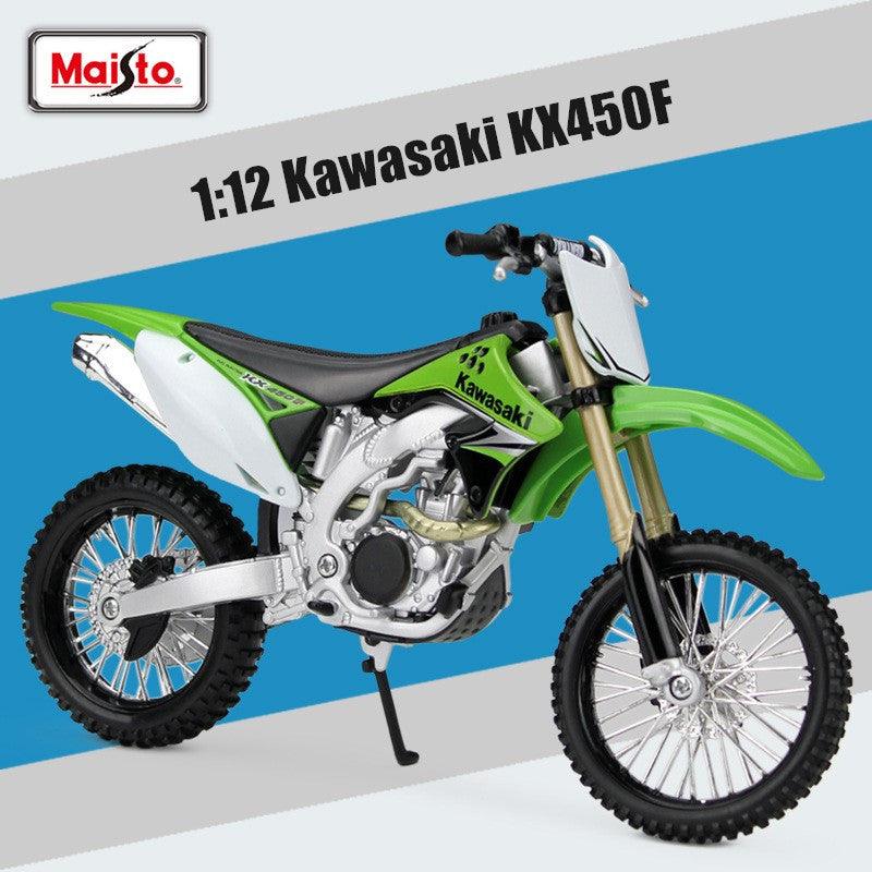 Maisto - 1:12 Kawasaki KX450F Motorcycle Alloy Car - inshobby.com