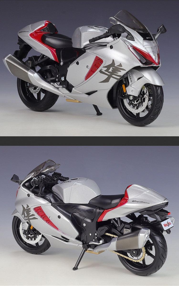 Maisto - 1:12 Suzuki 2022 Hayabusa Motorcycle Alloy Car - inshobby.com
