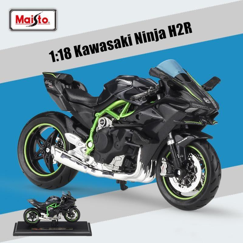 Maisto - 1:18 Kawasaki Ninja H2R Motorcycle Alloy Model Car