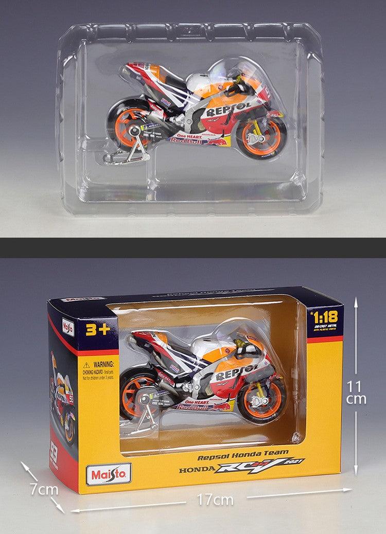 Maisto - 1:18 Repsol Honda Team RC213V 2021 Motorcycle Alloy Car - inshobby.com