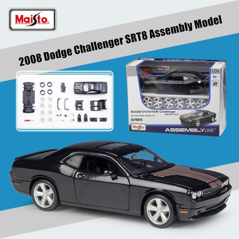 Maisto - 1:24 Dodge Challenger SRT8 2008 Alloy Assembly Model - inshobby.com