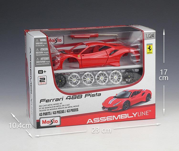 Maisto - 1:24 Ferrari 488 Pista Alloy Assembly Model - inshobby.com