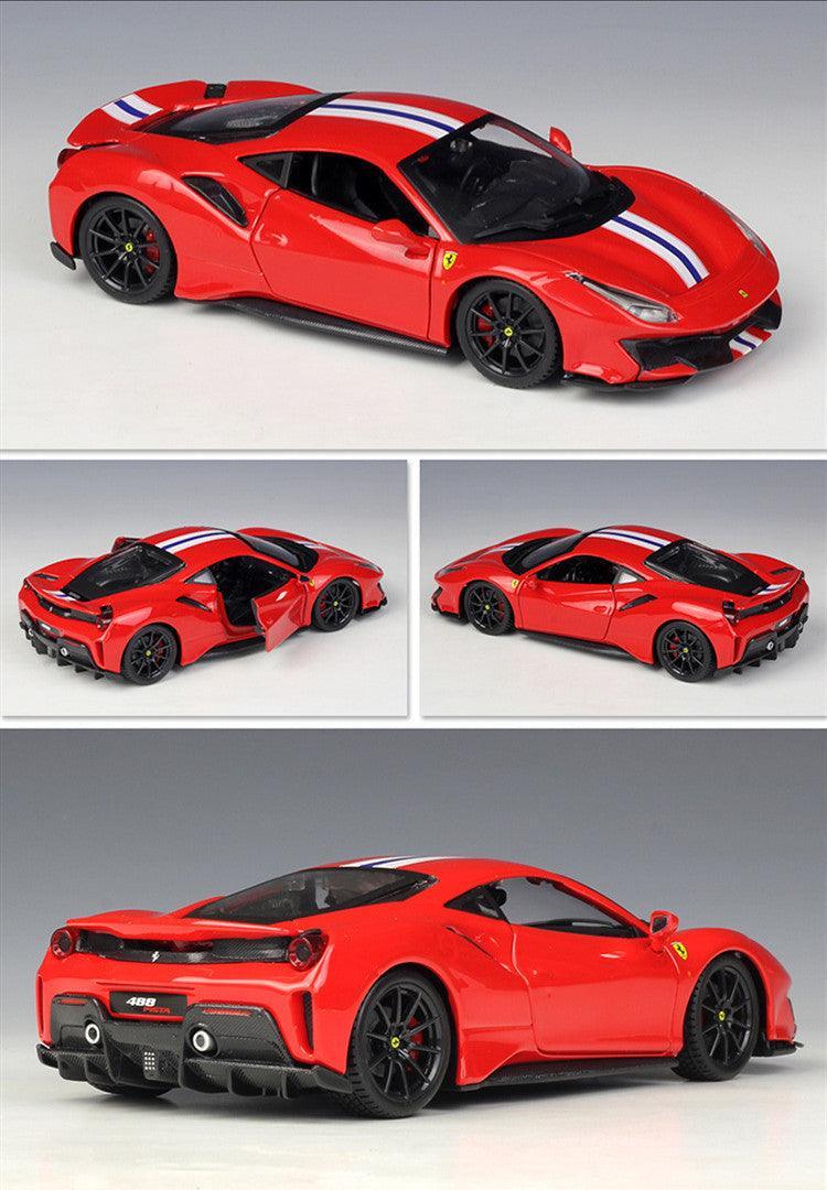 Maisto - 1:24 Ferrari 488 Pista Alloy Assembly Model - inshobby.com