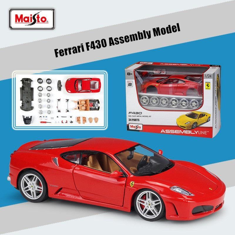 Maisto - 1:24 Ferrari F430 Alloy Assembly Model - inshobby.com