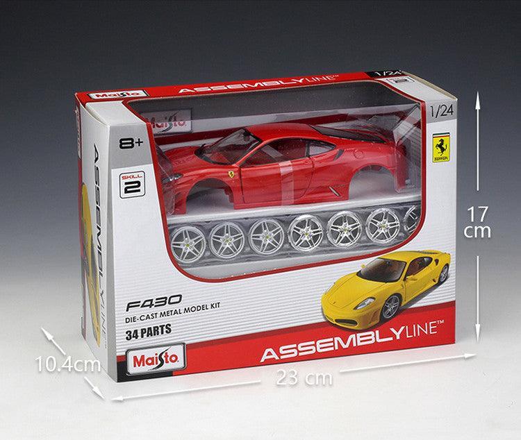 Maisto - 1:24 Ferrari F430 Alloy Assembly Model - inshobby.com