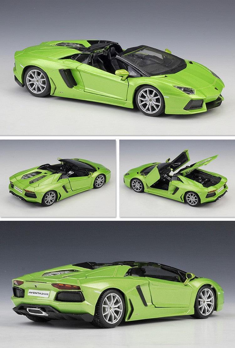 Maisto - 1:24 Lamborghini Aventador Roadster Alloy Assembly Model - inshobby.com