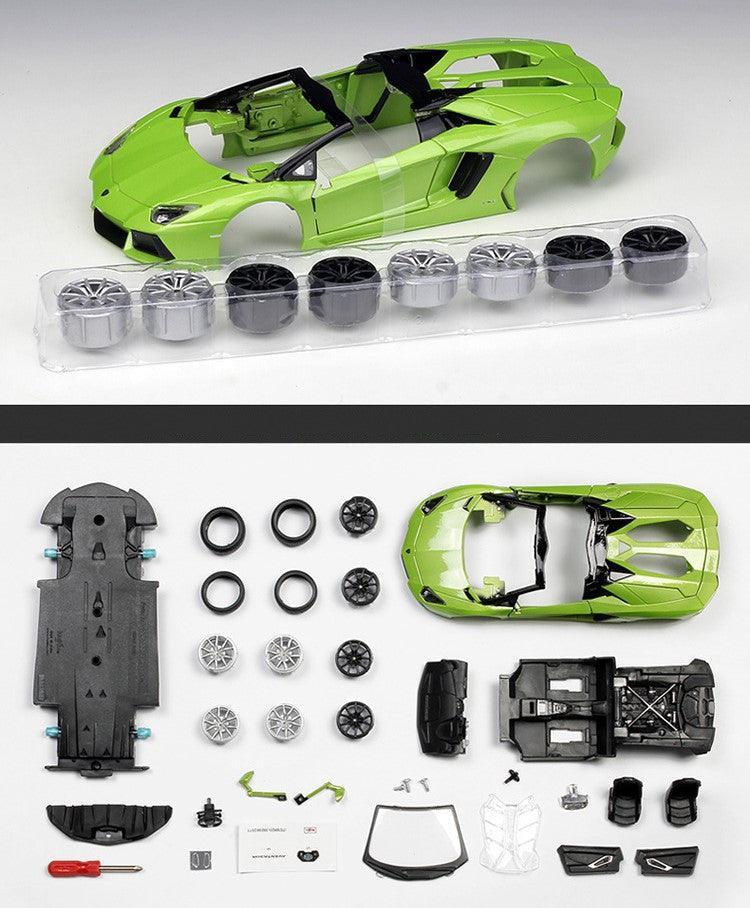 Maisto - 1:24 Lamborghini Aventador Roadster Alloy Assembly Model - inshobby.com