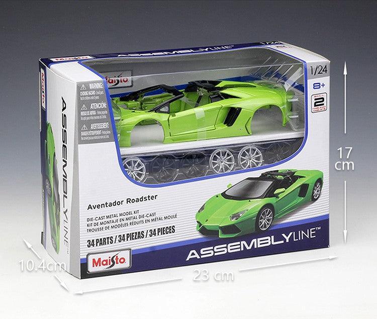 Maisto - 1:24 Lamborghini Aventador Roadster Alloy Assembly Model - inshobby.com