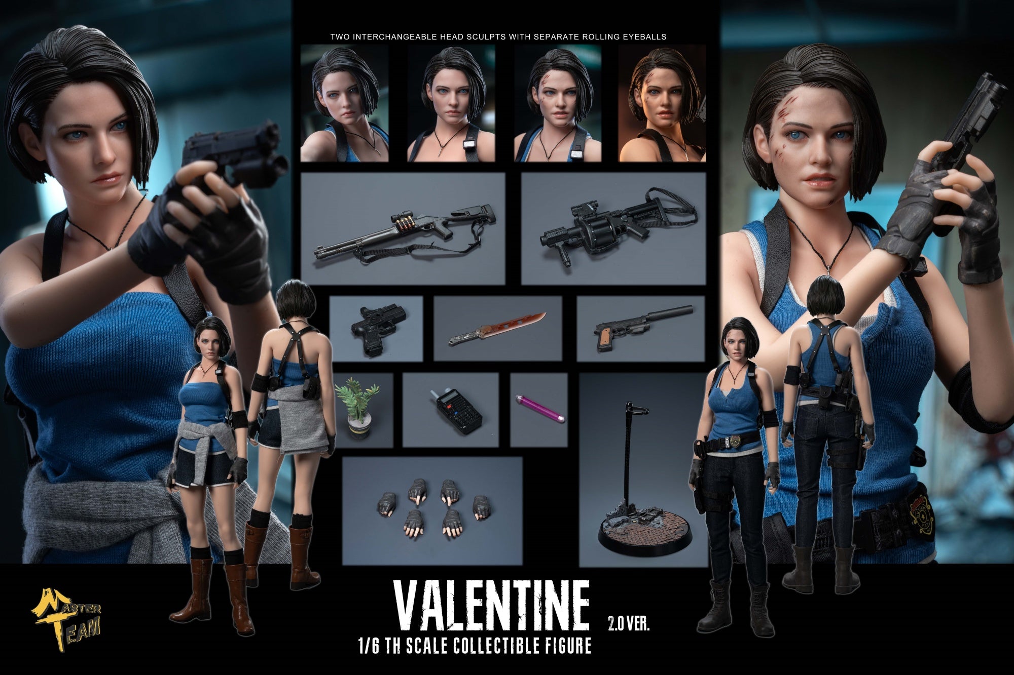 Master Team - 1:6 Ms Valentine 2.0 Action Figure - inshobby.com