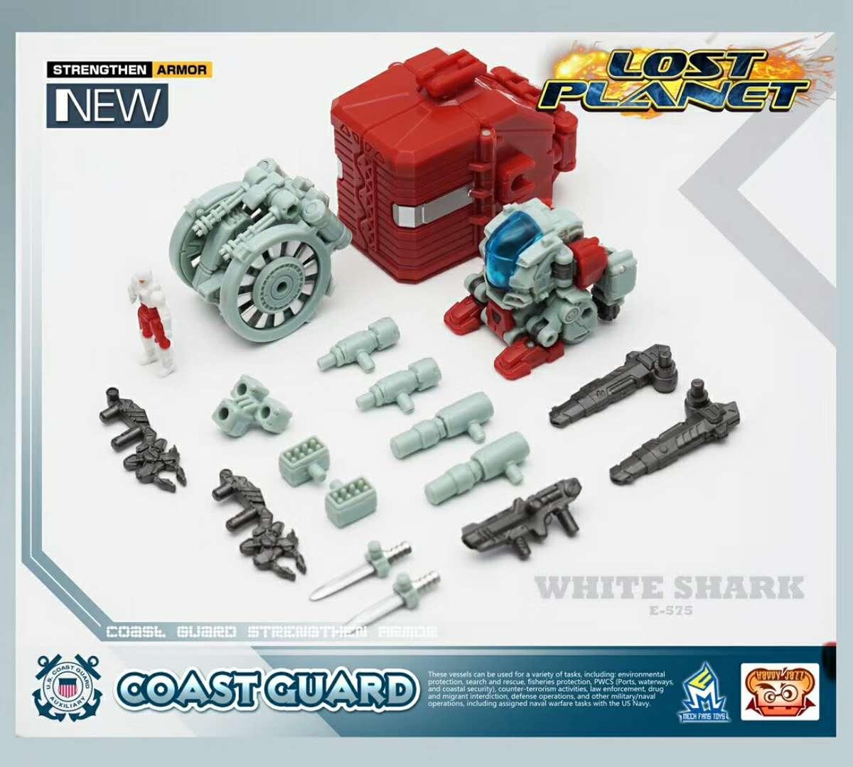 Mechanic Studio - CG-01 Coast Guard E-575 White Shark