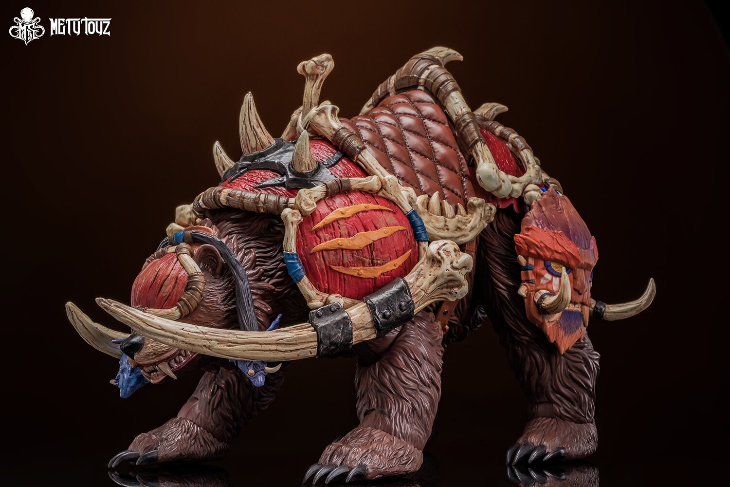 Mety Toyz - 1:10 Giant Bear Riding Vehicle Action Figure - inshobby.com