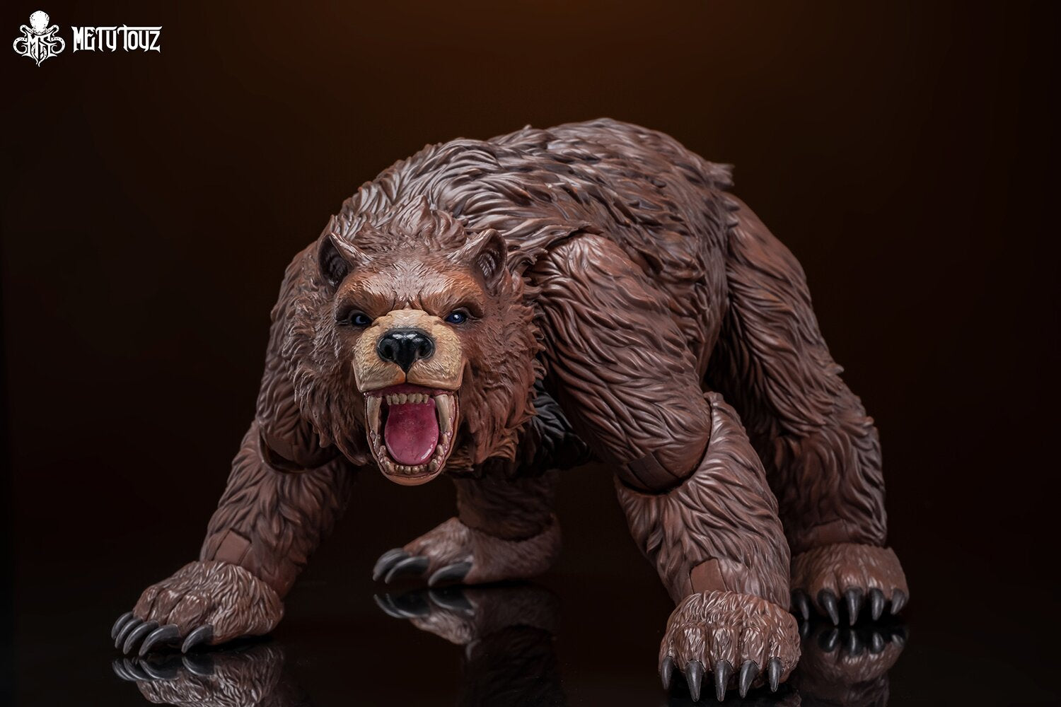 Mety Toyz - 1:10 Giant Bear Riding Vehicle Action Figure - inshobby.com