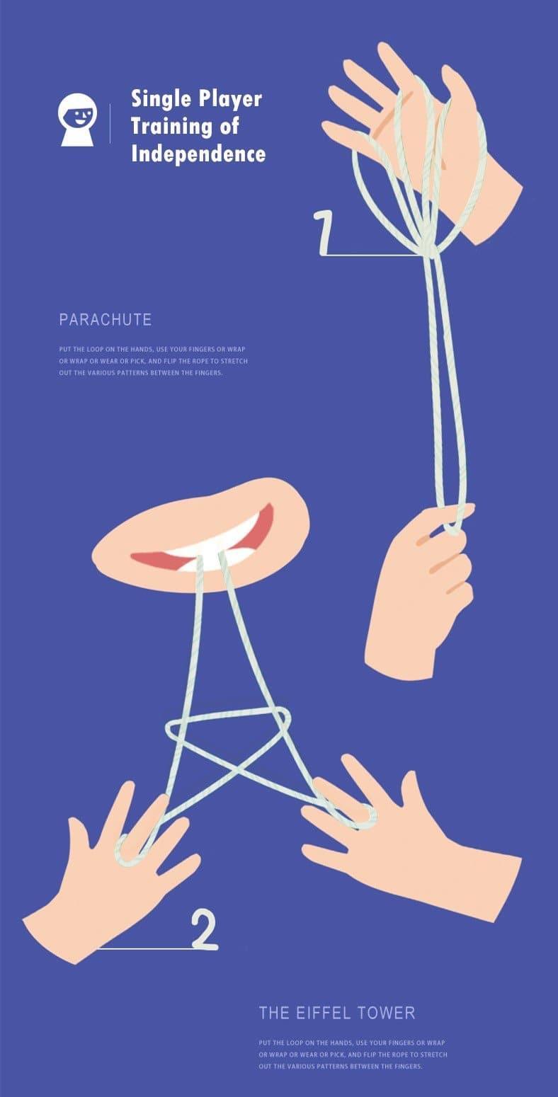 Mideer - Cat's Cradle Magical String Game - inshobby.com