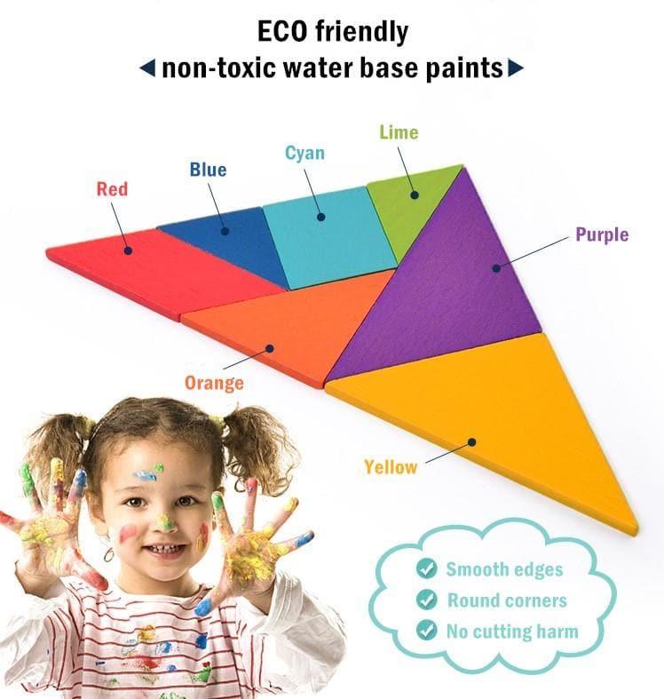 Mideer - Colorful Tangram Puzzle - inshobby.com