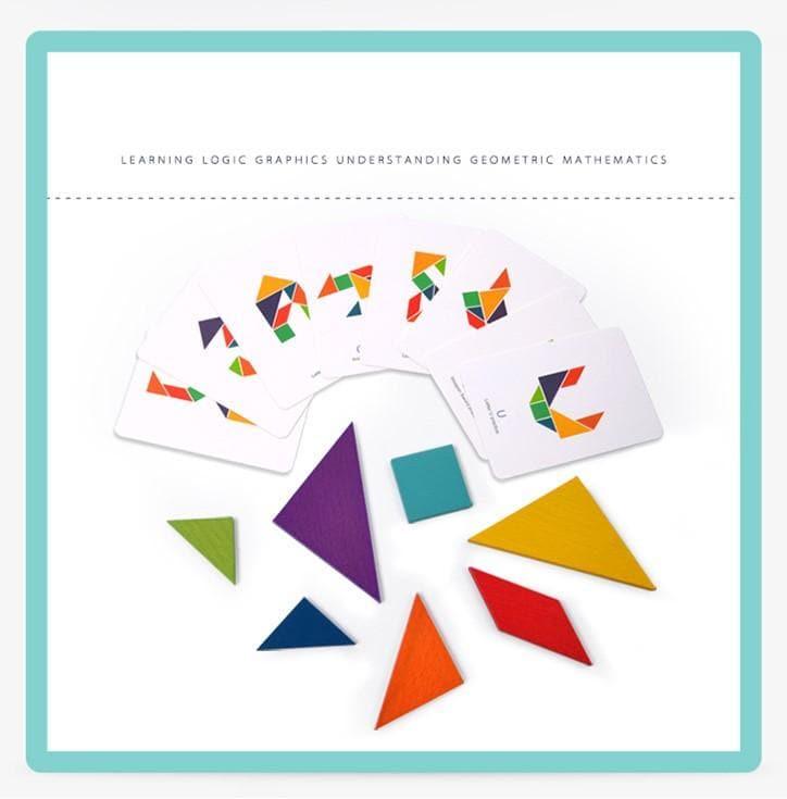 Mideer - Colorful Tangram Puzzle - inshobby.com