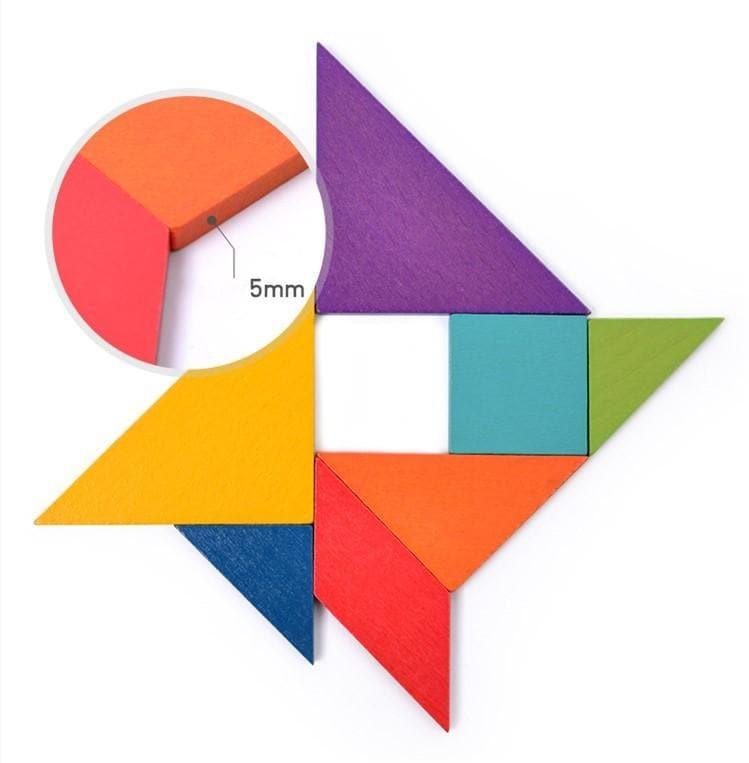 Mideer - Colorful Tangram Puzzle - inshobby.com