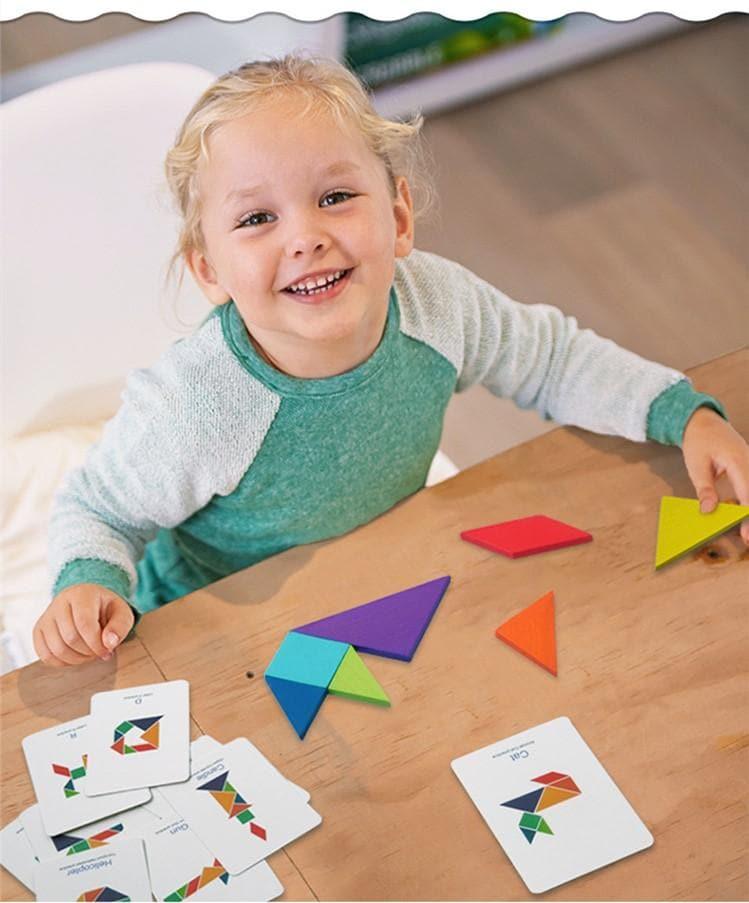 Mideer - Colorful Tangram Puzzle - inshobby.com