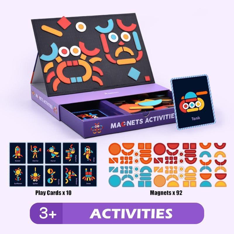 Mideer - Magnets Sticker Activities Puzzle Toy - inshobby.com