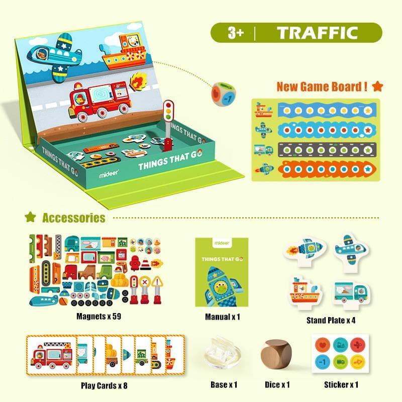 Mideer - Magnets Sticker Activities Puzzle Toy - inshobby.com