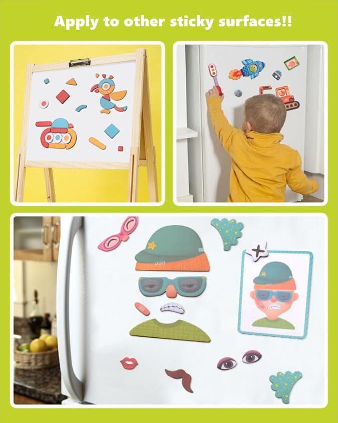 Mideer - Magnets Sticker Activities Puzzle Toy - inshobby.com