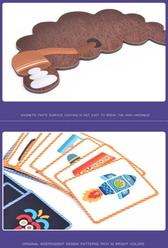 Mideer - Magnets Sticker Activities Puzzle Toy - inshobby.com