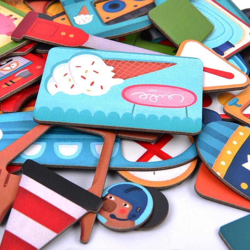 Mideer - Magnets Sticker Activities Puzzle Toy - inshobby.com