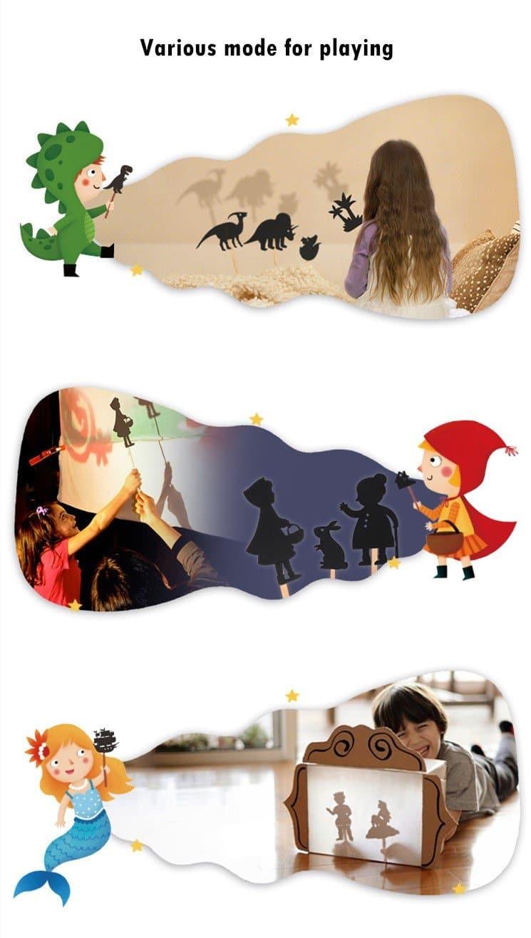 Mideer - Shadow Puppets Story Projection Game - inshobby.com