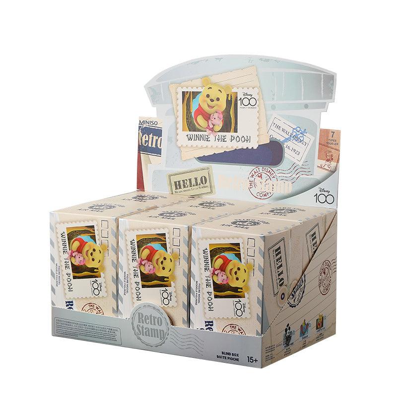 Disney 100th Anniversary Retro Stamp Mini Figure
