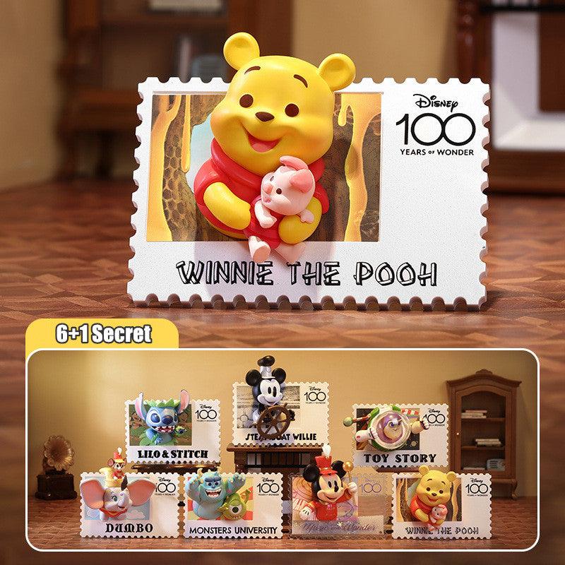 Miniso - Disney 100th Anniversary Retro Stamp Mini Figure - inshobby.com