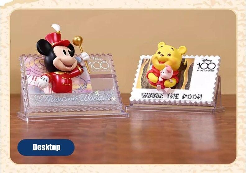 Miniso - Disney 100th Anniversary Retro Stamp Mini Figure - inshobby.com