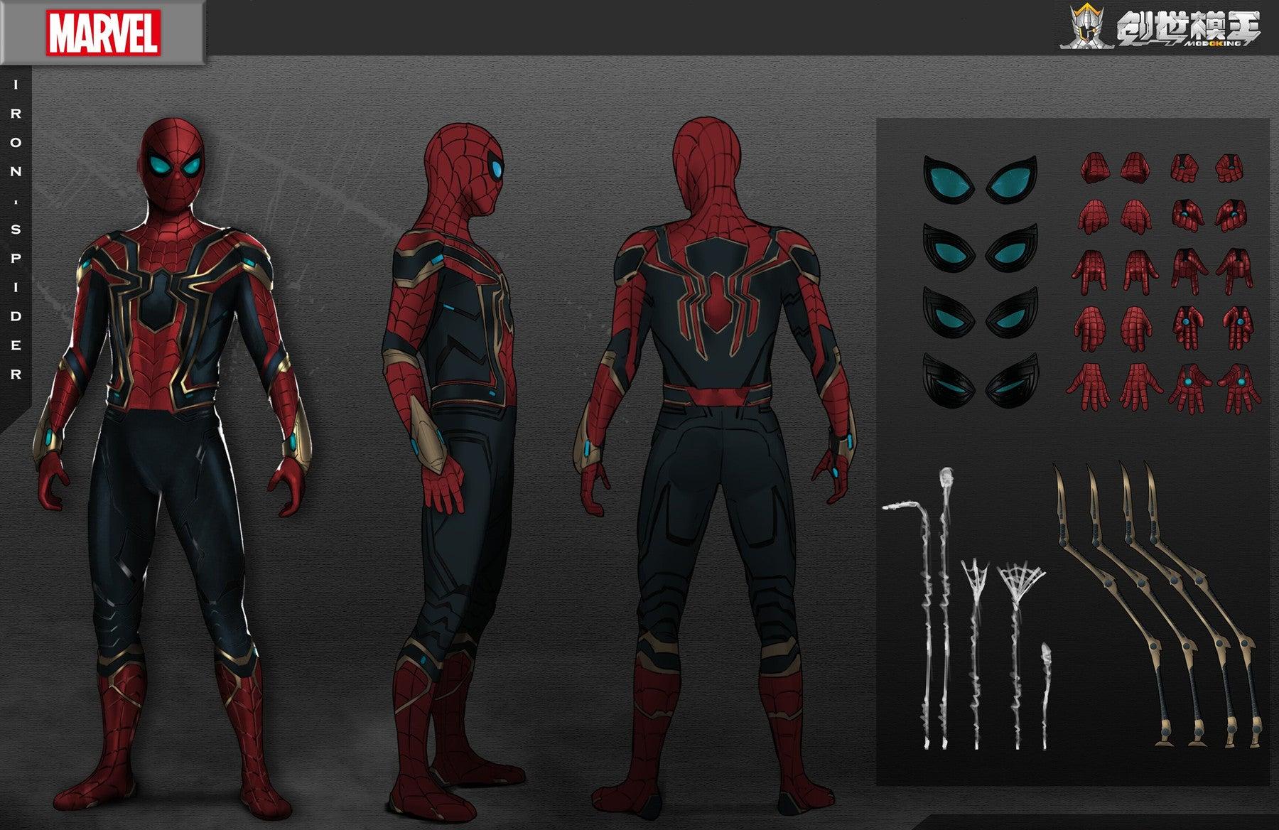 ModoKing - 1:12 Iron Spider Man Assembly Kit