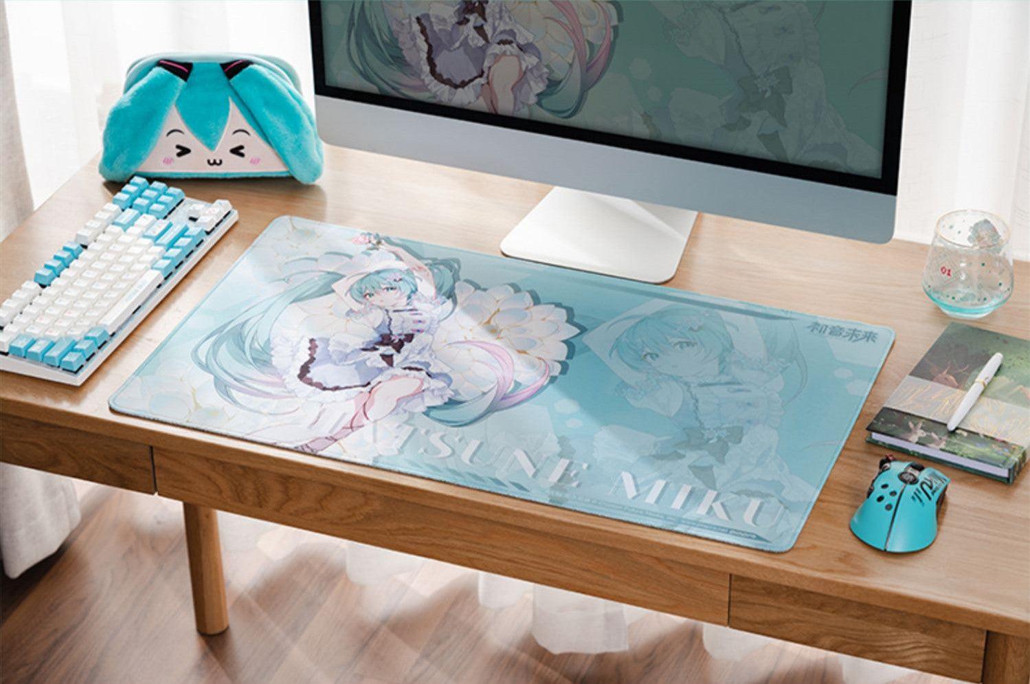 Moeyu - Hatsune Miku Flower Monogatari Ultra Large Mouse Pad - inshobby.com