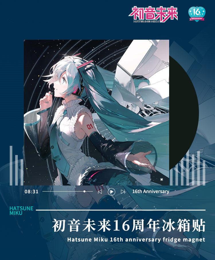 Moeyu - Hatsune Miku Vinyl Record Fridge Magnet - inshobby.com