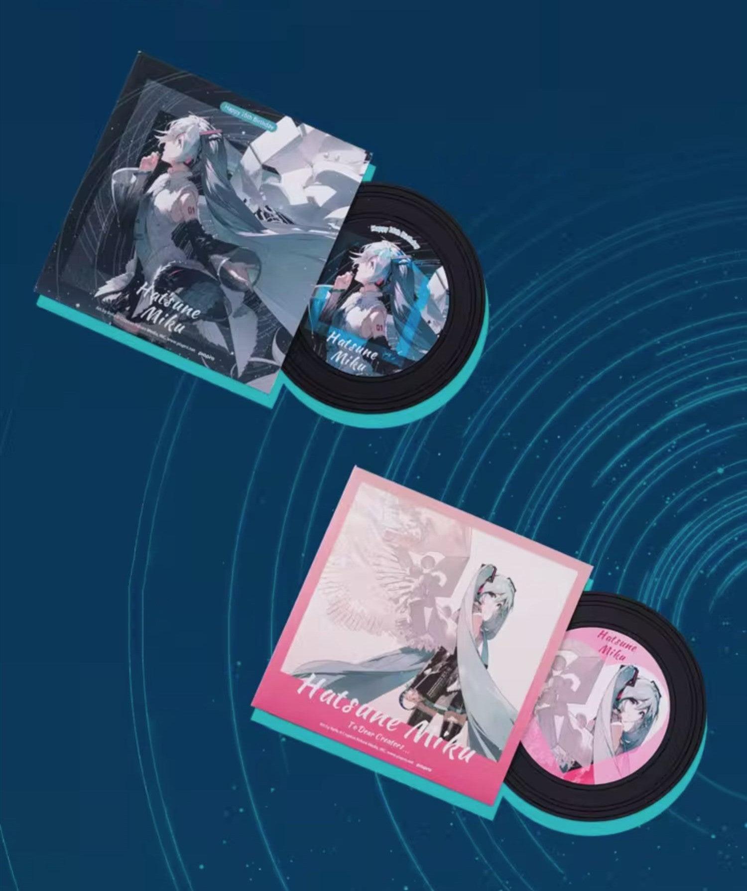 Moeyu - Hatsune Miku Vinyl Record Fridge Magnet - inshobby.com