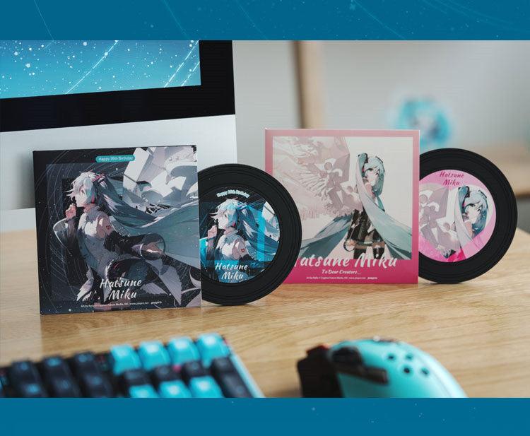 Moeyu - Hatsune Miku Vinyl Record Fridge Magnet - inshobby.com