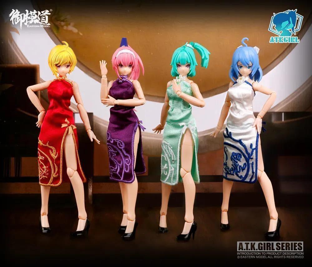 Morstorm - 1:12 ATK Girl Chipao Cheongsam Costume Set - inshobby.com