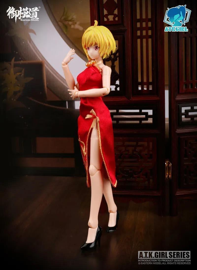 Morstorm - 1:12 ATK Girl Chipao Cheongsam Costume Set - inshobby.com