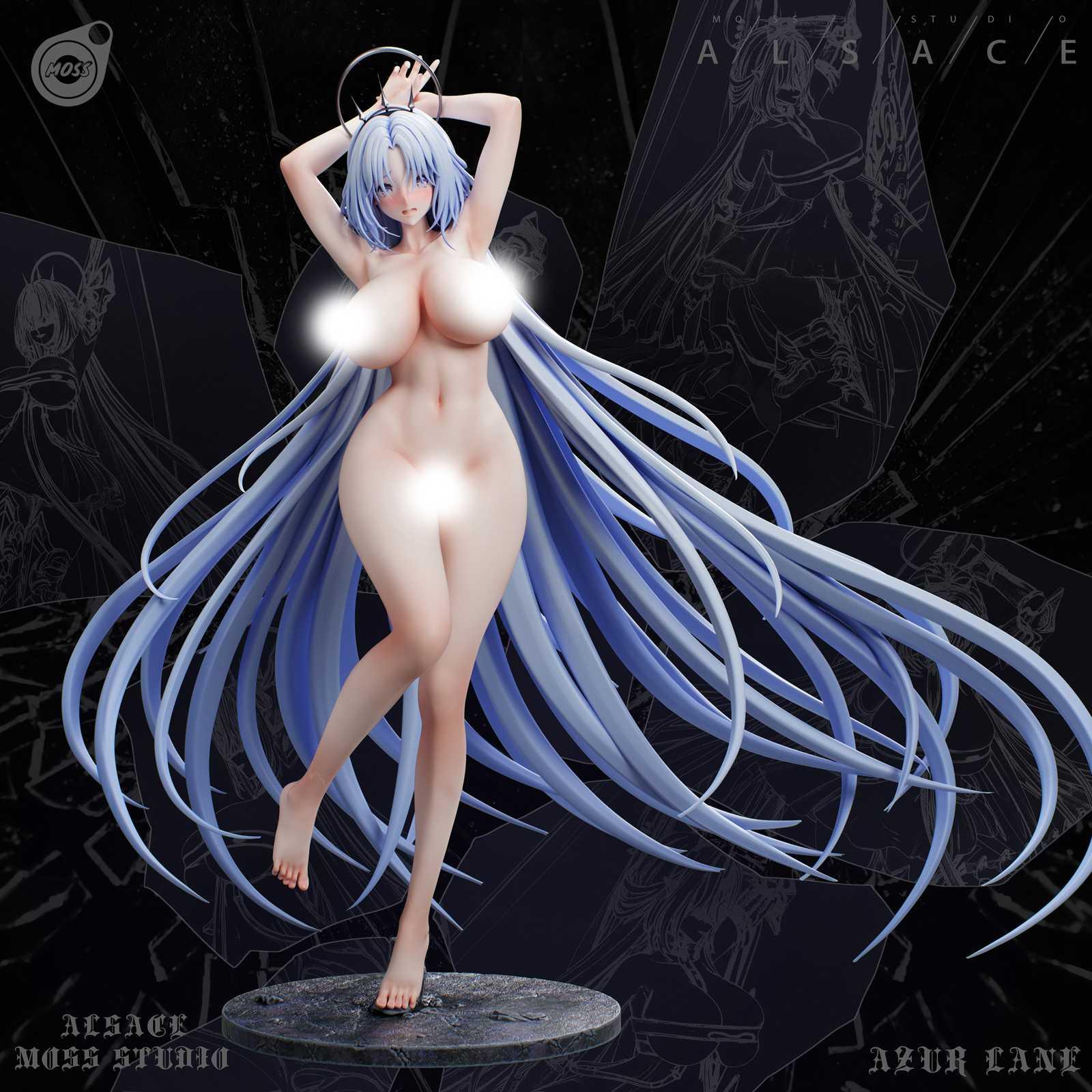 Moss Studio - 1:4 Alsace Figure Statue - inshobby.com