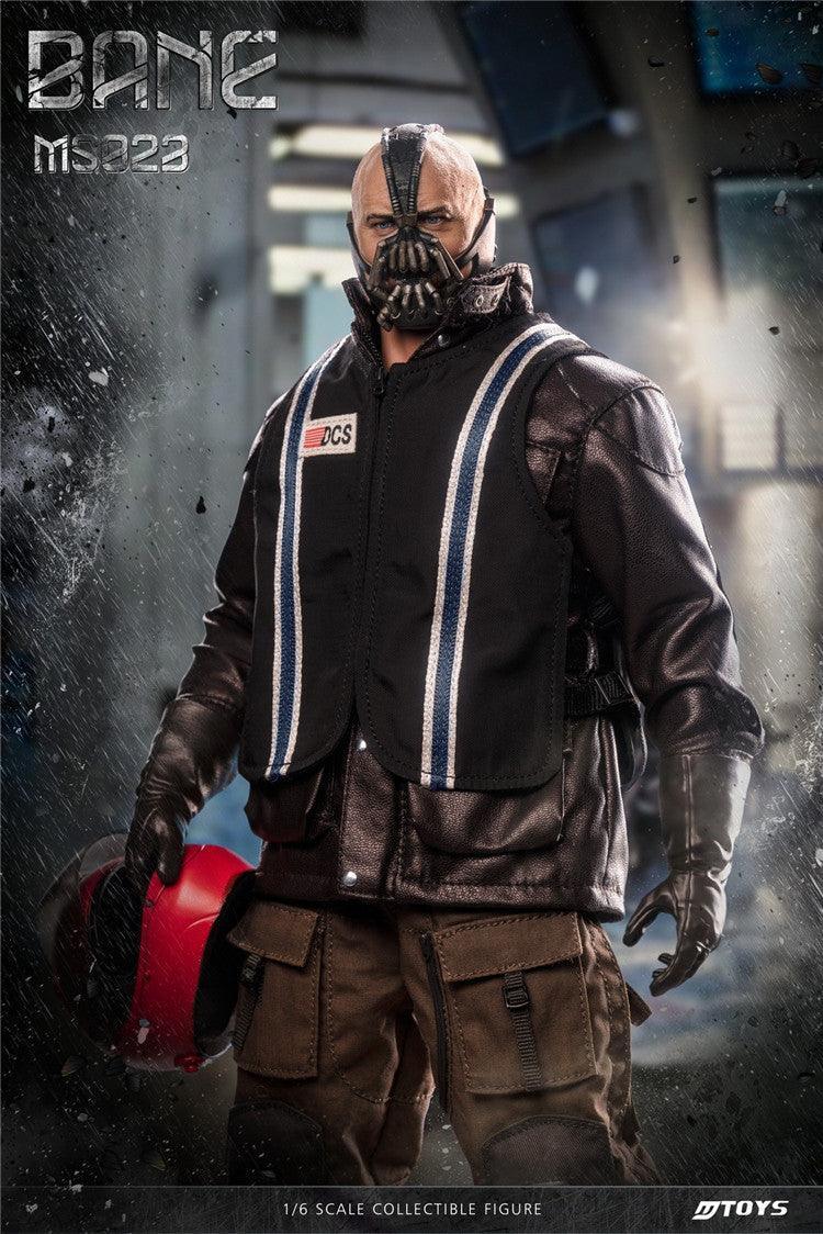 bane in biker helmet HJC i70 DC Comic MC-4SF Motorangutan The Real Reason Bane Wears