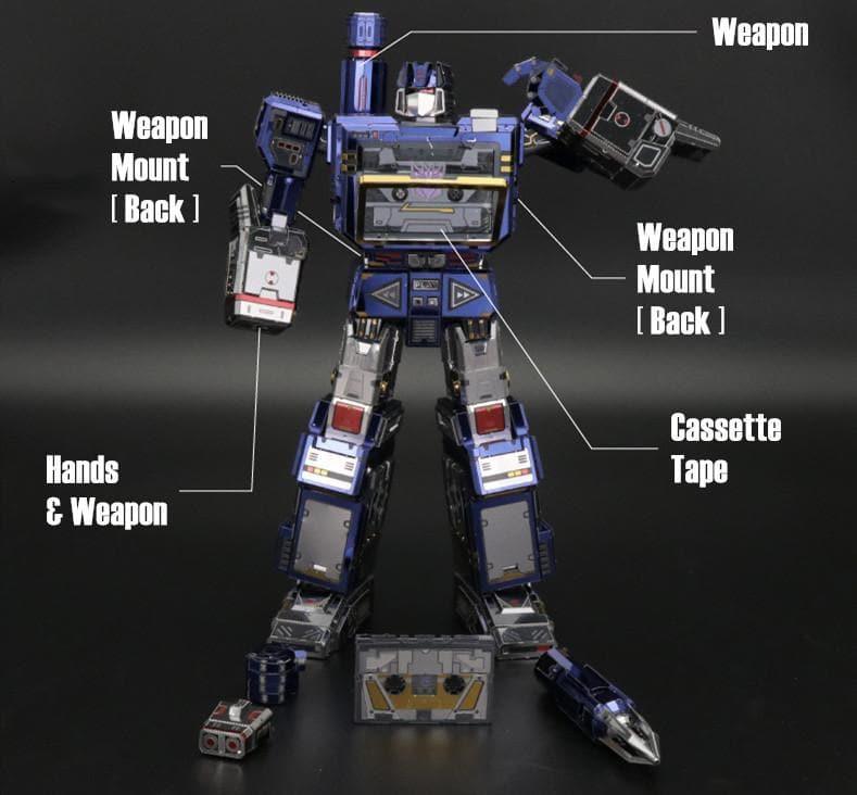 MU Model - Transformers Soundwave Metal Assembly Kit