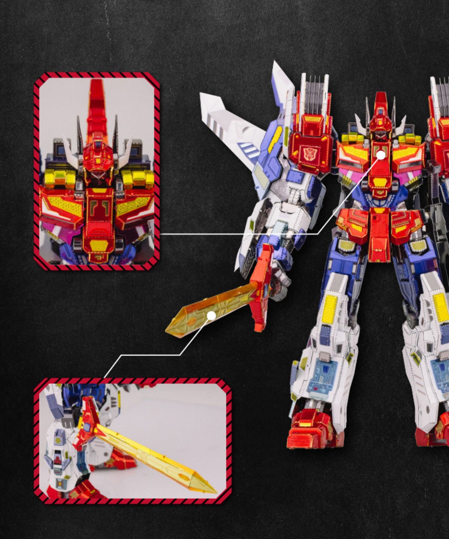 MU Model - Transformers Star Saber IDW Version Metal Assembly Kit - inshobby.com