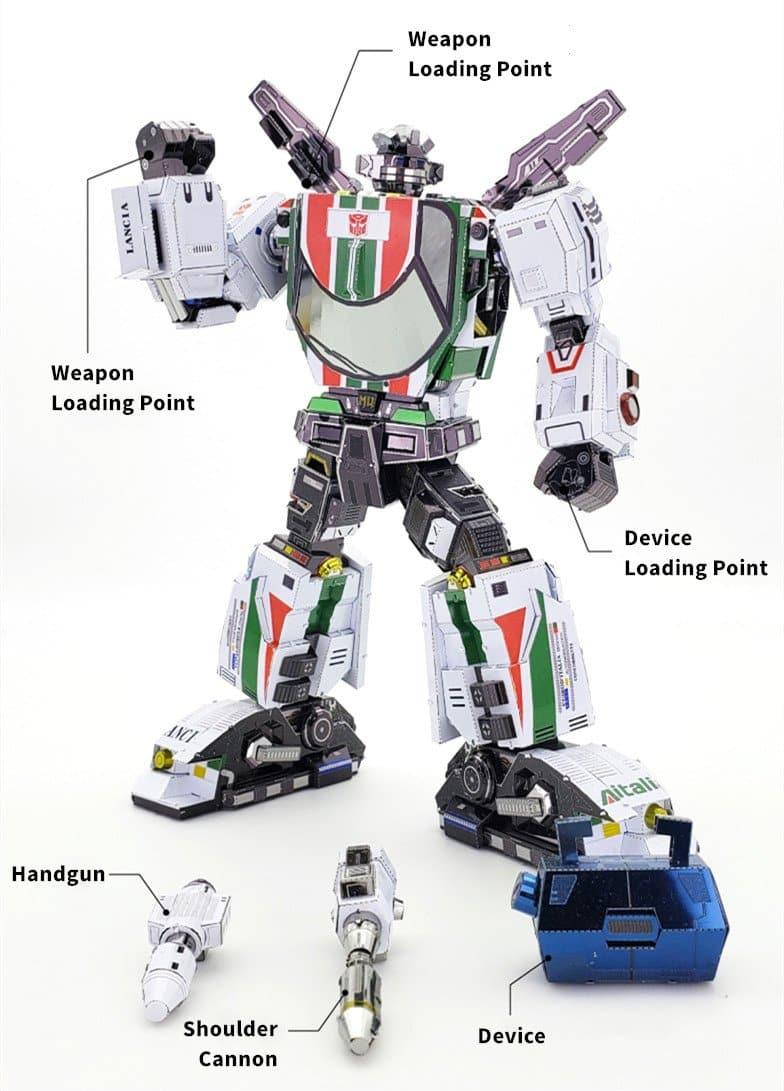 MU Model - Transformers Wheeljack Metal Assembly Kit