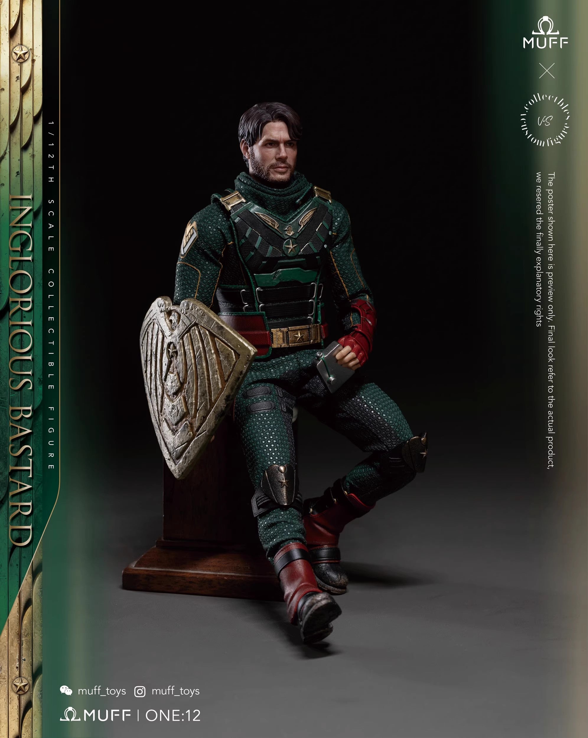 Muff Toys - 1:12 Inglorious Bastard Action Figure - inshobby.com